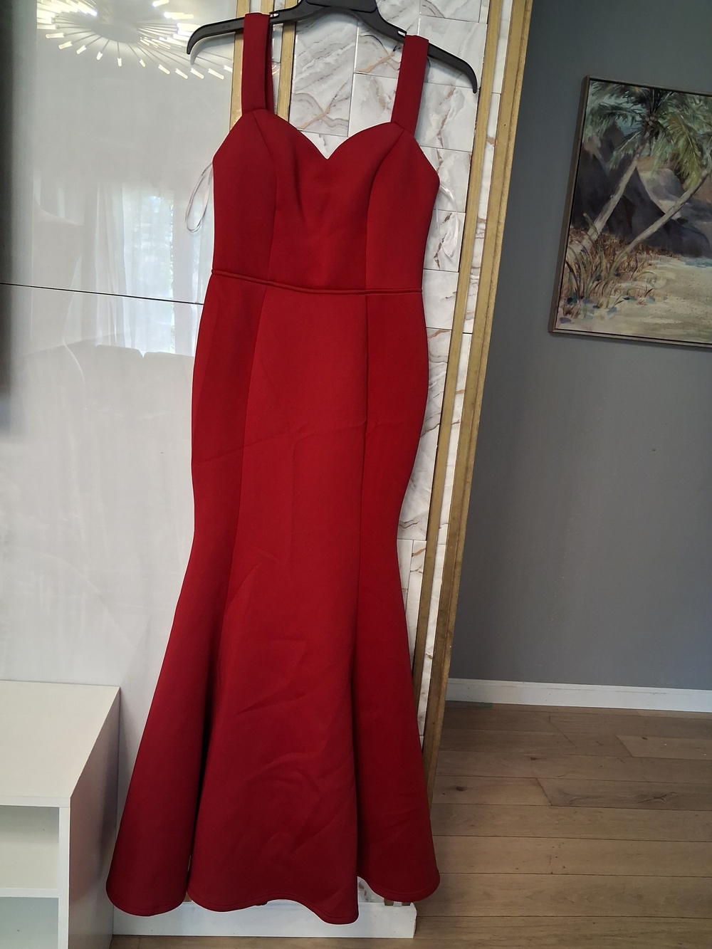 Gracia Red Sweetheart Mermaid Maxi Gown